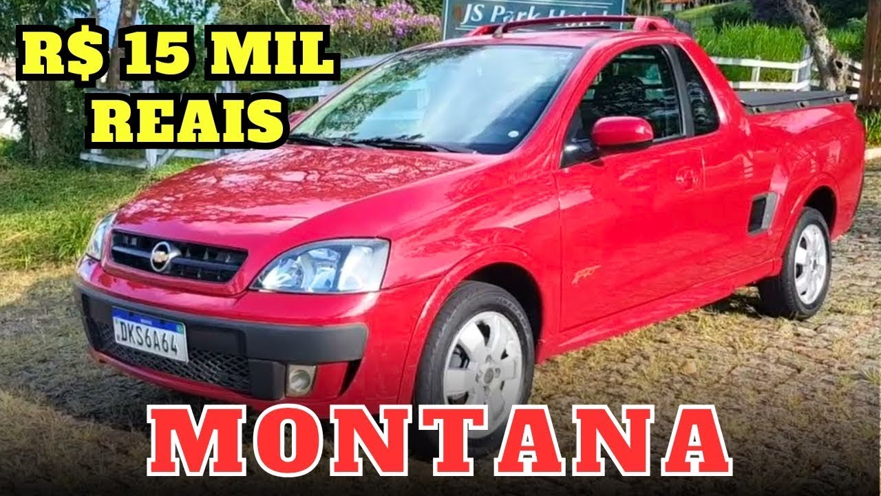 PICAPE CHEVROLET MONTANA À VENDA POR APENAS 15 MIL REAIS