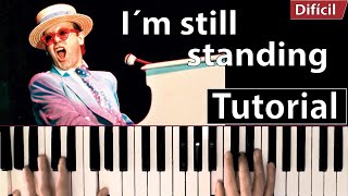 Como tocar "I´m still standing"(Elton John) - Piano tutorial, partitura y Mp3