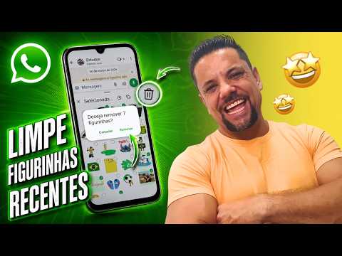 Como Limpar as Figurinhas Recentes e Remover o Caos do seu WhatsApp! 🗑️