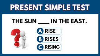 Present Simple Tense Quiz | Grammar Quiz | English Grammar Test