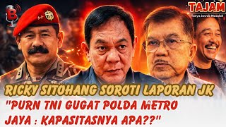 RICKY SITOHANG ALLUDIES TO THE LAWSUIT OF RETIRED TNI OFFICERS AGAINST THE METRO JAYA REGIONAL PO...