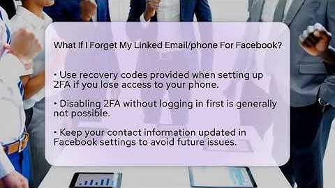 What If I Forget My Linked Email/phone For Facebook? - Everyday-Networking