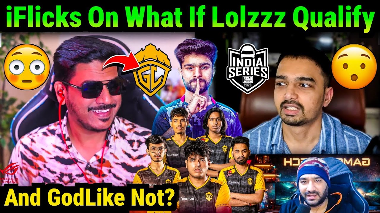 iFlicks React What If GodLike Not Qualified For Bgis?💛😳 Mazy On Bgis Disqualified Teams😯
