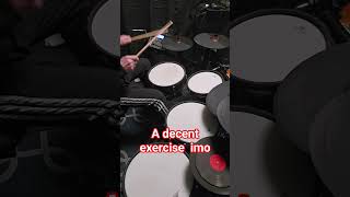 A decent exercise imo. #edrums #drumer #lesson #learn #electronicdrumset #drummer #love #joy #luv