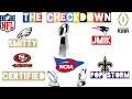 The CheckDown CFB & NFL Weekly Review and power rankings
