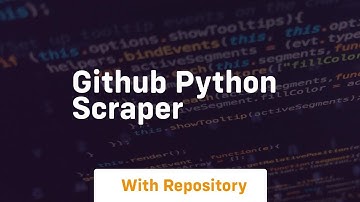 github python scraper