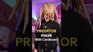 Impressive Predator Mask Out Of Cardboard Boxes! 📦 #predator #epiccardboardprops