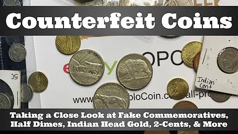 More Fakes! Taking a Close Look at Counterfeit Commemoratives, Half Dimes, Indian Head Gold, & More