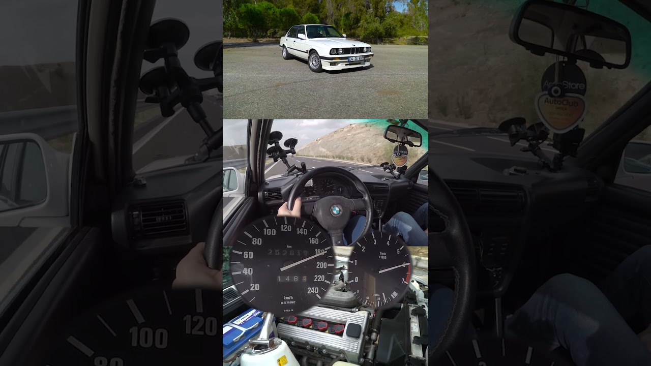 160 HP Tuned BMW E30 318is / 100-200 km/h Acceleration / JNR S14 M3
