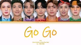 BTS Go Go Lyrics (방탄소년단 고민보다 Go 가사) [Color Coded Lyrics/Han/Rom/Eng]