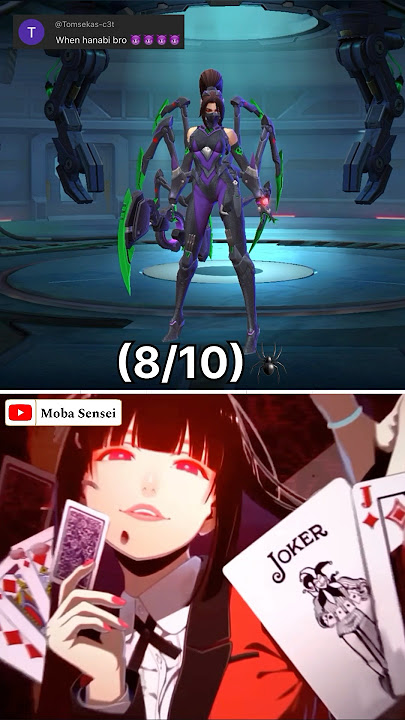 Rating Hanabi Skins 🥵 #mobilelegends #mlbb