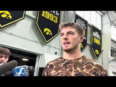 Iowa football’s Cam Buffington reflects on 15-tackle performance vs. Iowa State