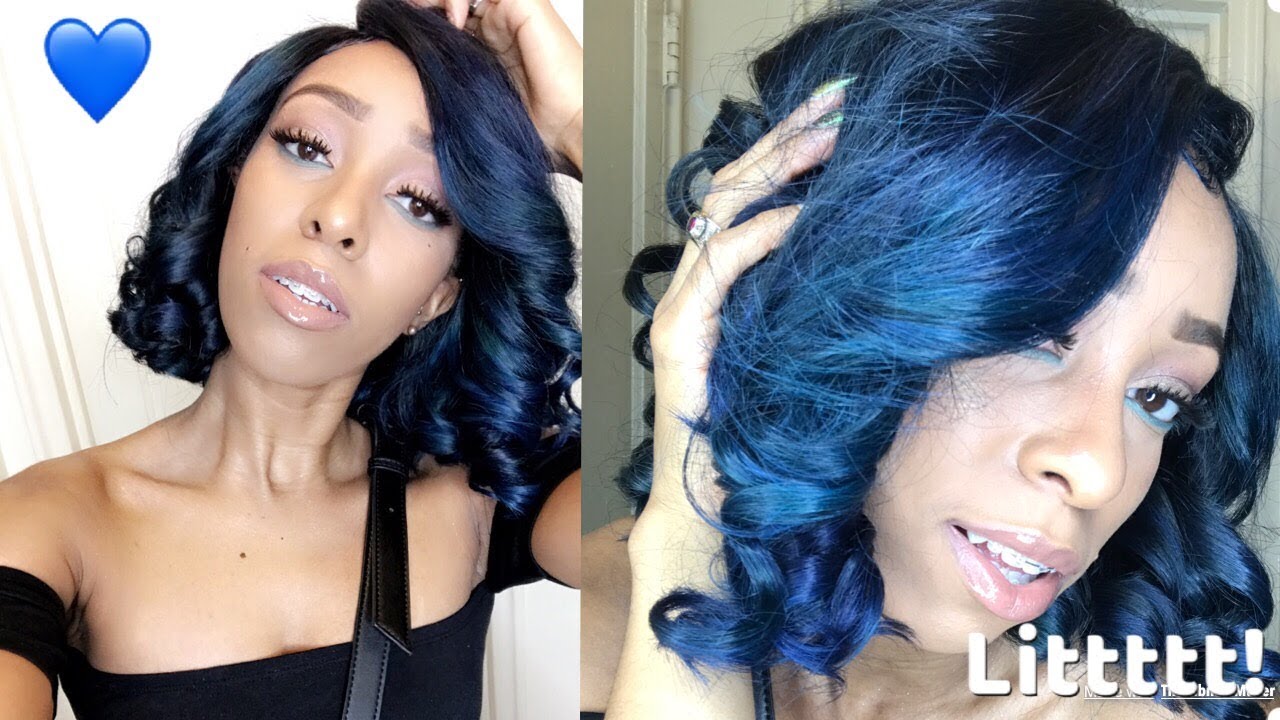 1 day hair dye blue