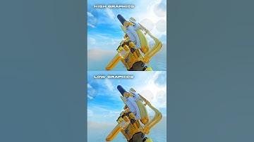 CODM Camos in Low vs High Graphics ( Part 1 - Diamond Camo )