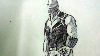 Avengers Infinity War movie Scene : Thanos using Reality Stone : Speed Sketch