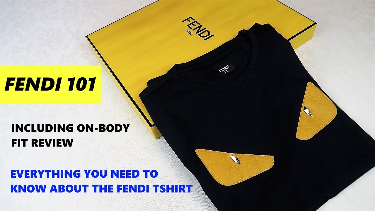 fendi eyes zip t shirt