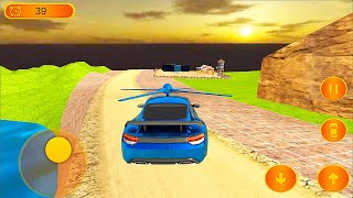 Futuristic Transporter Car Flying Driving Flight Gamplay- Flying Car Games- Andorid 2020 Gameplay #1 screenshot 3