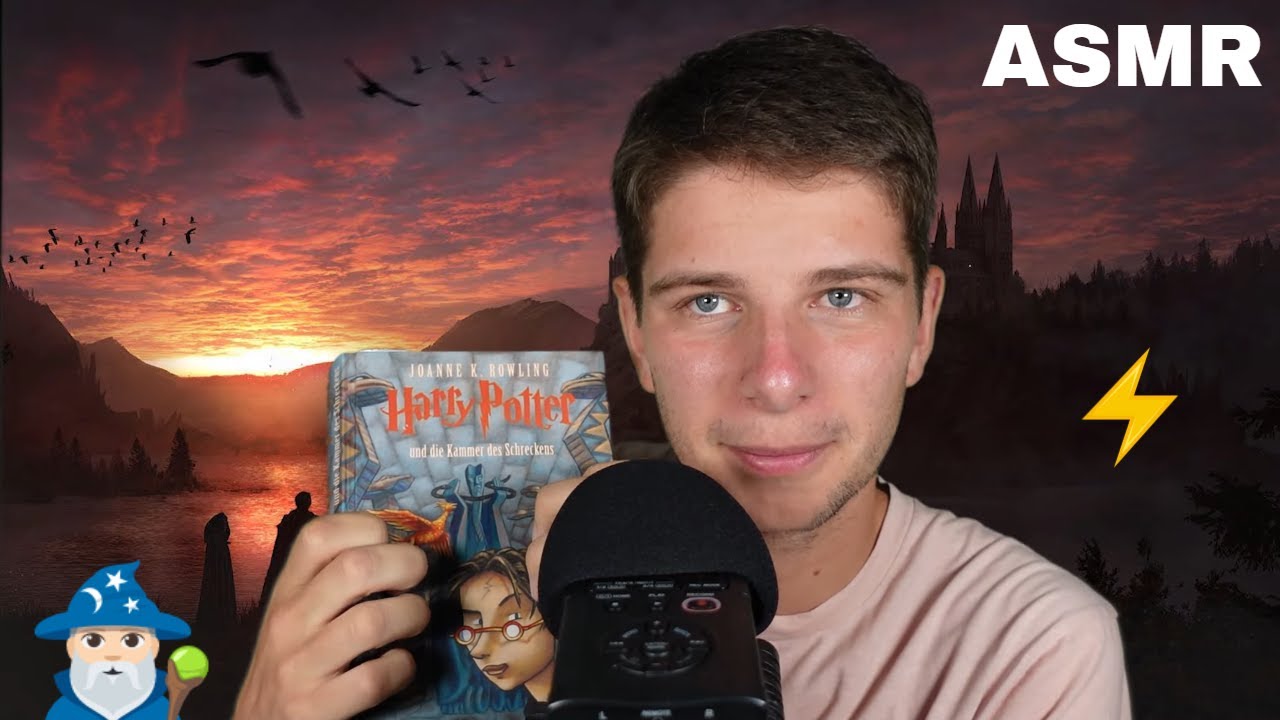ASMR Inaudible Harry Potter Book Reading [DE/GER]