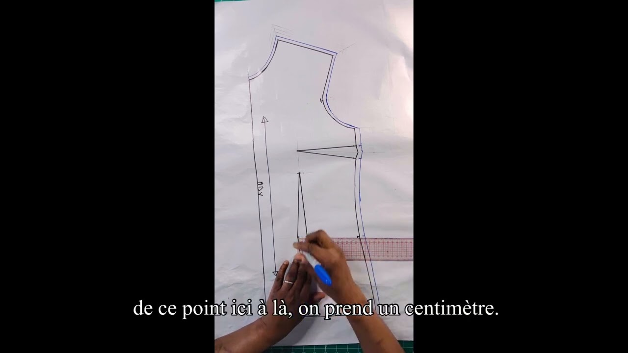 gradation du corsage de base suite