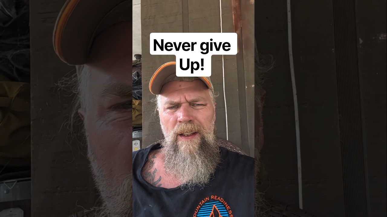 Never give up!