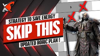 MY STRATEGY TO SAVE ENERGY | Roric Updated Fusion Plan | RAID: Shadow Legends