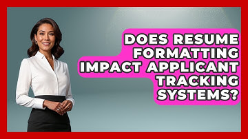 Does Resume Formatting Impact Applicant Tracking Systems? | Job Interview Pro Skills News