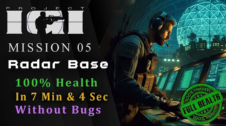 Project IGI 1 -  Mission 5  - Radar Base - Completed in 7 Min &  4 Sec with 100% Health - No Damage!