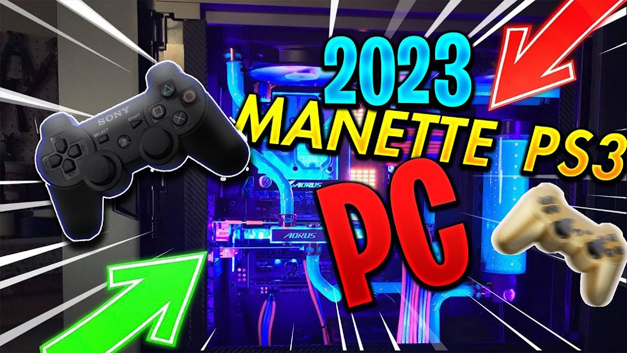 Manette PC sans Fil, Manette PC Connectée par USB, Manette PS3 avec Do