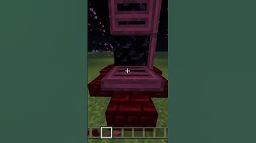 How to make a Nether Portal Design in Minecraft #shorts #minecraft #tutorial