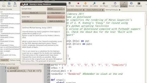 New python interactivity capabilities in CsoundQt in version 0.7.0