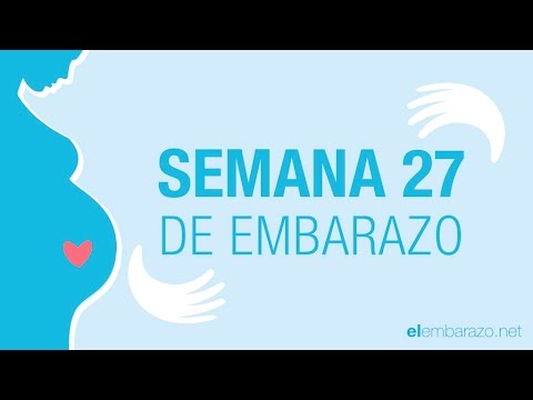 Video: 27 Semanas De Embarazo: Sensaciones, Desarrollo Fetal