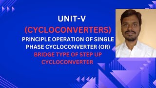 Bridge type of step up cycloconverter Profile
