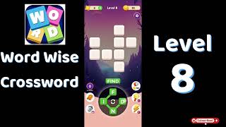 Word Wise Crossword Level 8 Answers 🧠🧩 | Relaxing Crossword Puzzle | SolutionGuruji