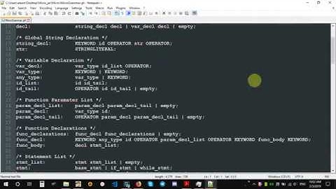 ANTLR4 MicroGrammar: Project --- Step 1