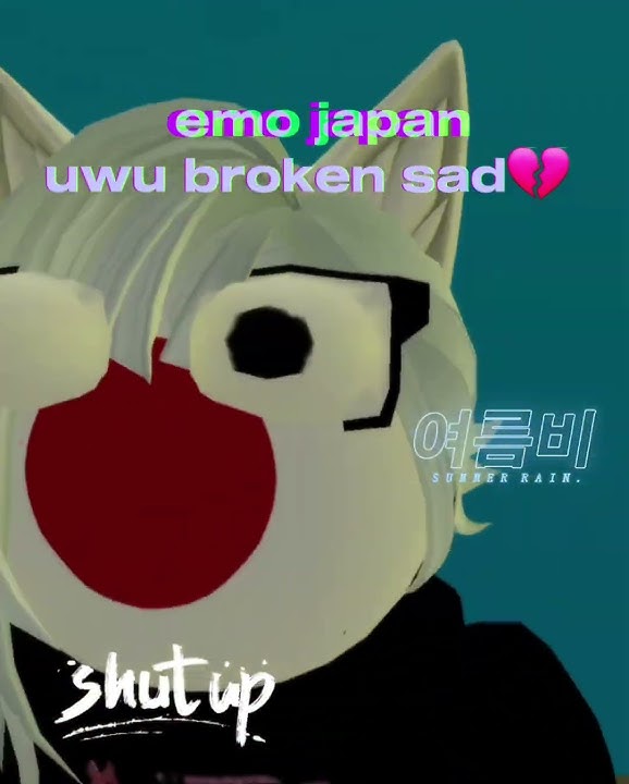 sad japan broken uwu emo #countryhuman#emo#countryballs