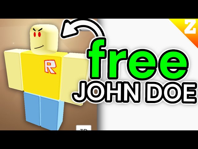 3 JEITOS DE FAZER A SKIN DO JOHN DOE NO ROBLOX 