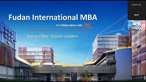 2025 Fudan Info Session: School of Management