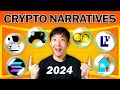 My favorite crypto narratives for rest of 2024 bull cycle