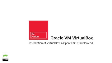 openSUSE | VirtualBox installation