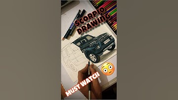 Scorpio Drawing ✍️ Subscribe for more💯 #trending #viral #shorts #scorpio #scorpiolover