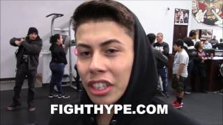 AMATEUR MARC CASTRO ON SPARRING LOMACHENKO; HAS STYLE LIKE \\