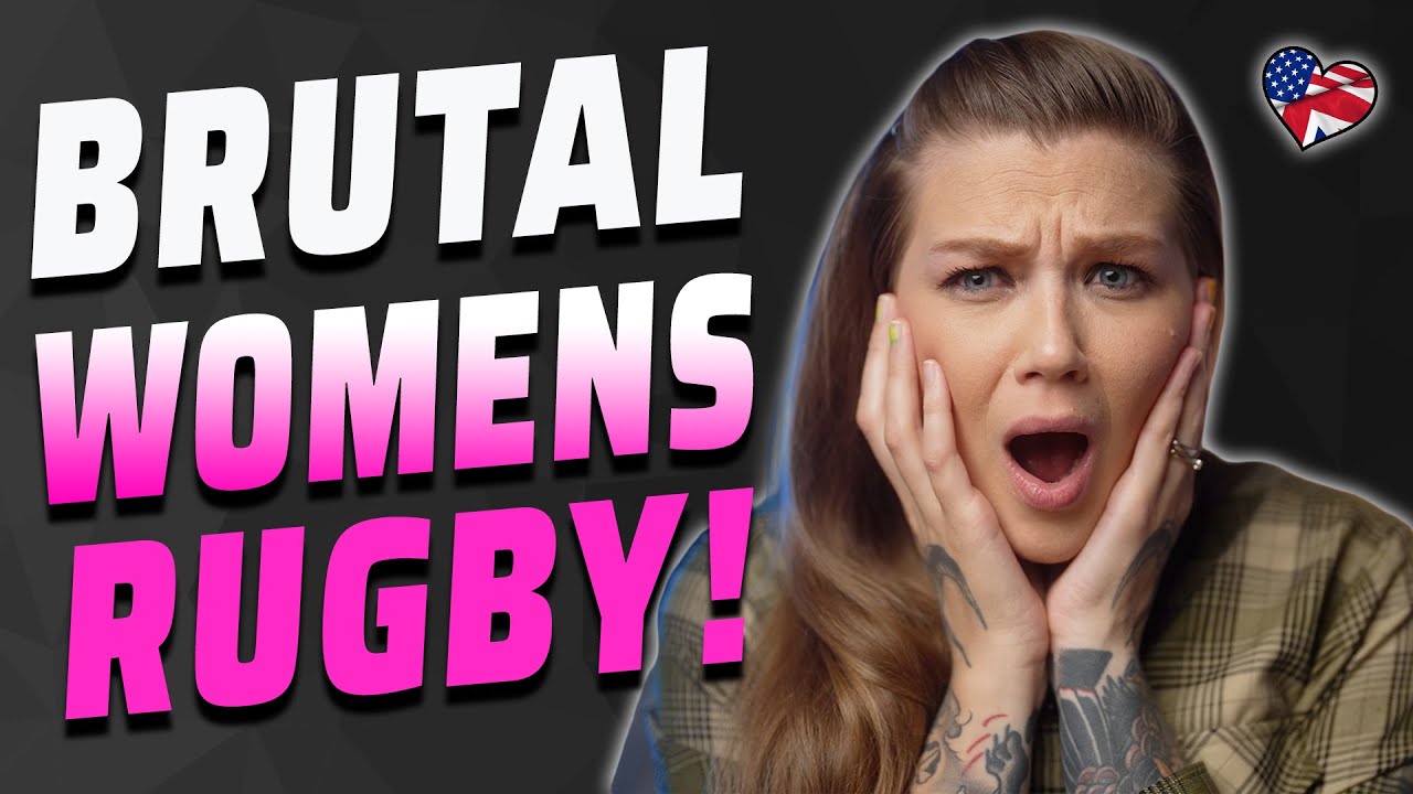 WOMEN'S RUGBY HITS | AMERICAN REACTS | AMANDA RAE - YouTube