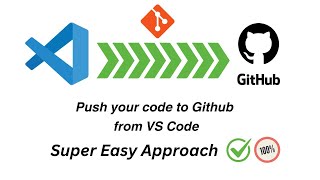 How to push project/code to Github from VS Code [2024] Git Commit & Push from VS Code - Under 2 Min✅