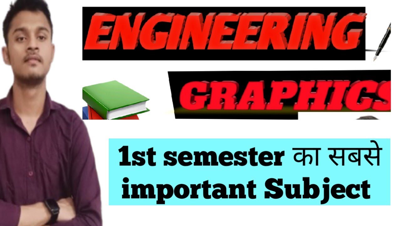 Polytechnic 1st semester Engineering Graphics most important subject 1st year UPBTE 
