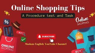 Smart Online Shopping Tips | Procedure Text Listening Task