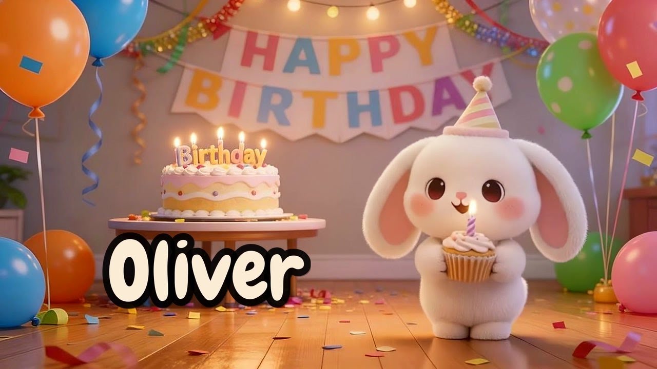 Happy Birthday Oliver 🎶 | Personalized Birthday Song With Name