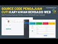 Source Aplikasi Pengajuan Cuti Karyawan Berbasis Web