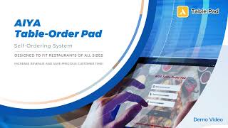 Tableside Ordering and Payment | AIYA Table Order Pad Operation Tutorial