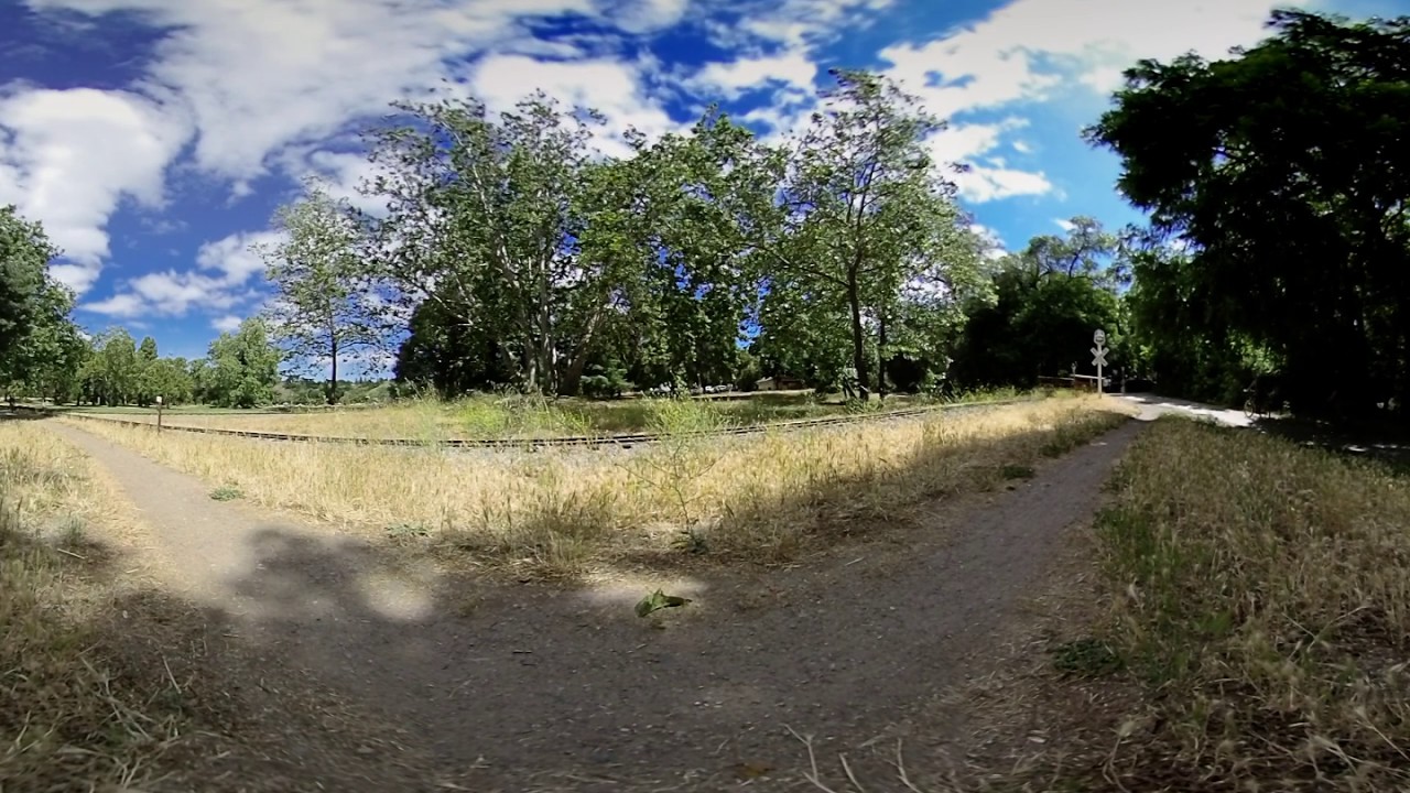 Miniature Train at Vasona Park 360 VR 3D Camera (VUZE) YouTube