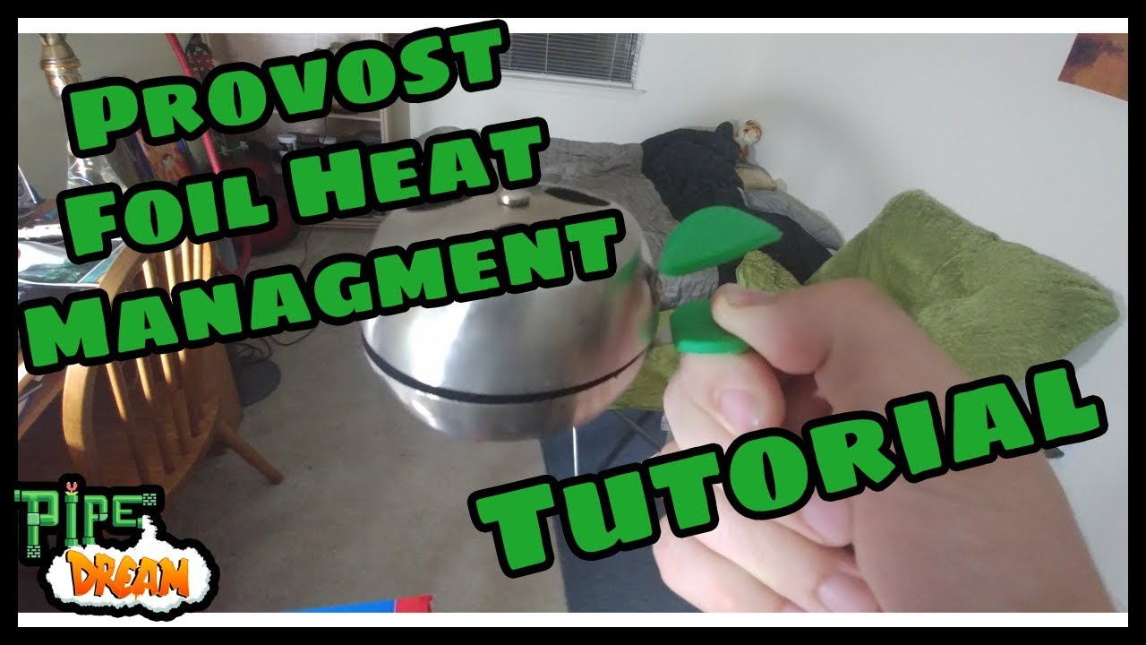 How To Use AOT Provost With Foil Hookah Heat Management Tutorial YouTube